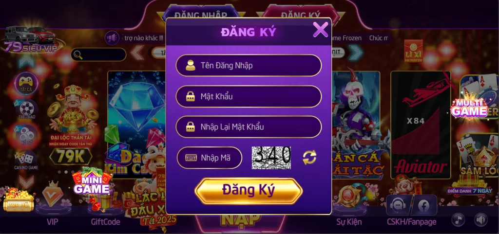 đăng ký 79club